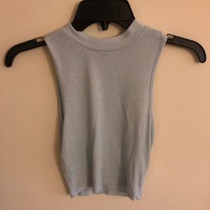 Charlotte Russe Baby Blue Crop Top